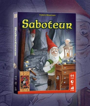 Late avonden met kaartspel Saboteur