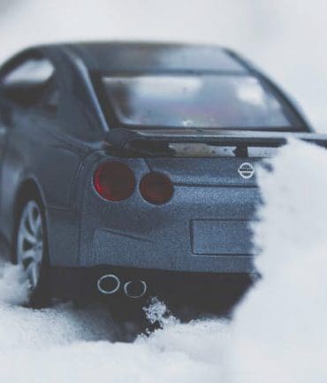 Sneeuw geeft autoliefhebbers winterpret