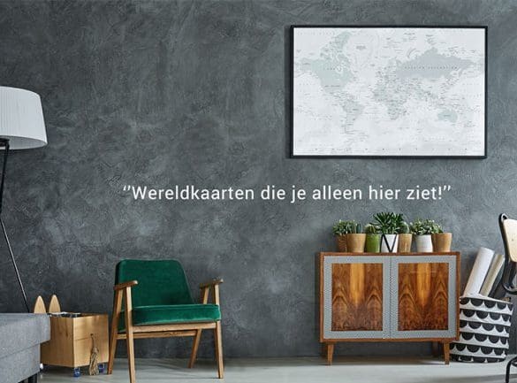 je-muren-pimpen-met-een-wereldkaart