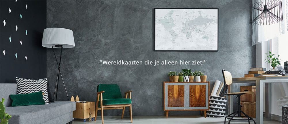 je-muren-pimpen-met-een-wereldkaart