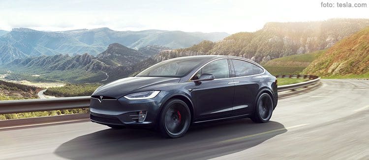 Tesla Model X elektrische auto