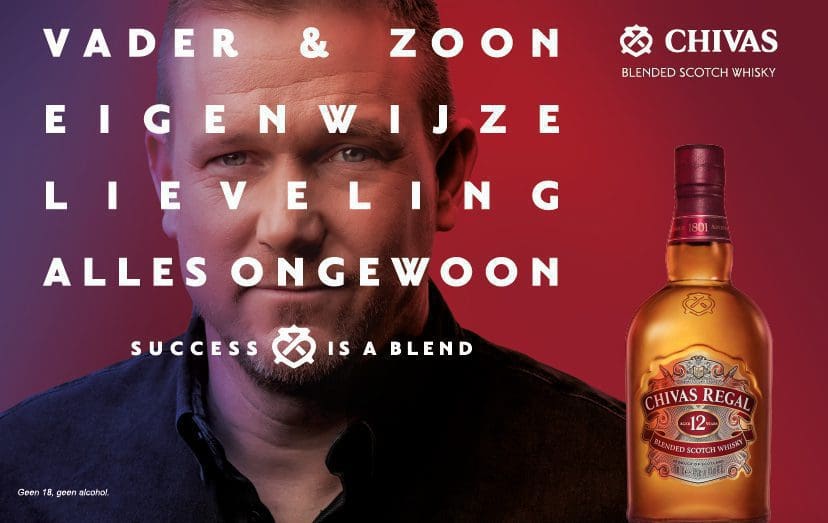 Success is a blend, Chivas Regal en Johnny de Mol